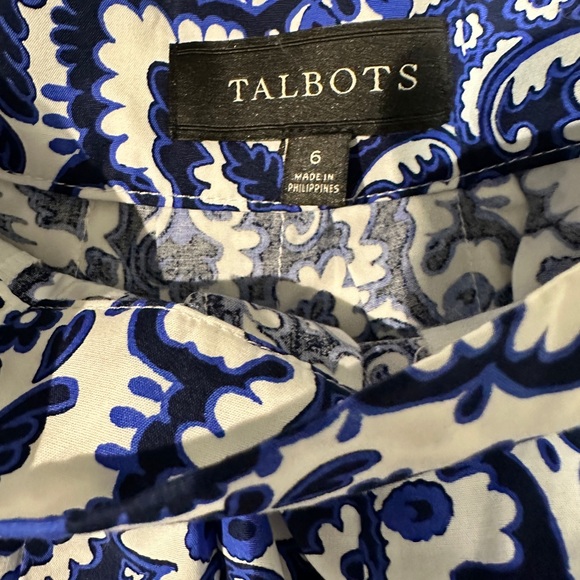 Talbots Coastal Medallion Maxi Skirt Size 6 - Picture 2 of 3